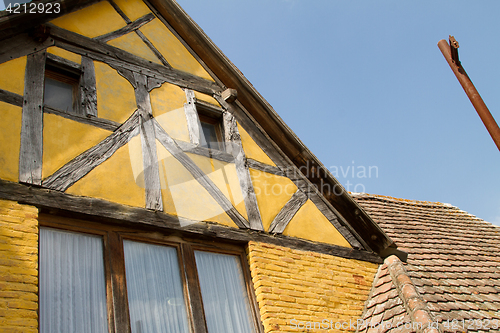 Image of Half timbered house at the ecomusee in Alsace