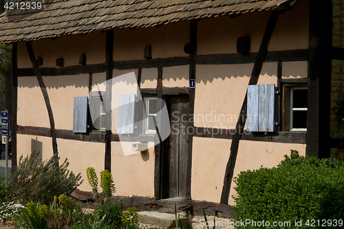 Image of Half timbered house at the ecomusee in Alsace