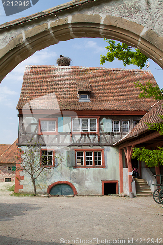 Image of Half timbered house at the ecomusee in Alsace