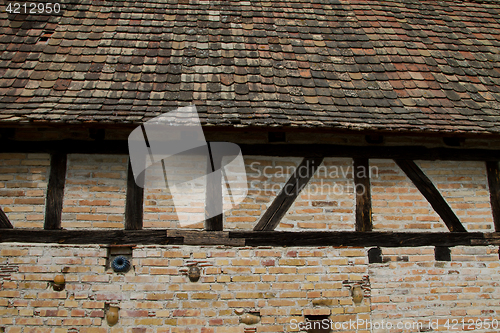 Image of Half timbered house at the ecomusee in Alsace