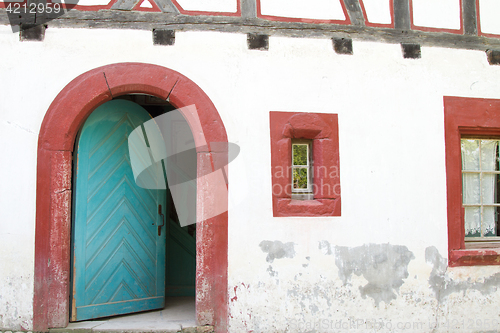 Image of Half timbered house at the ecomusee in Alsace