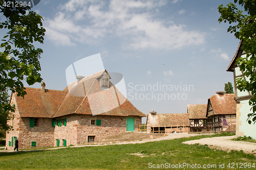 Image of Half timbered house at the ecomusee in Alsace