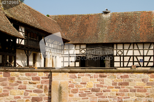 Image of Half timbered house at the ecomusee in Alsace