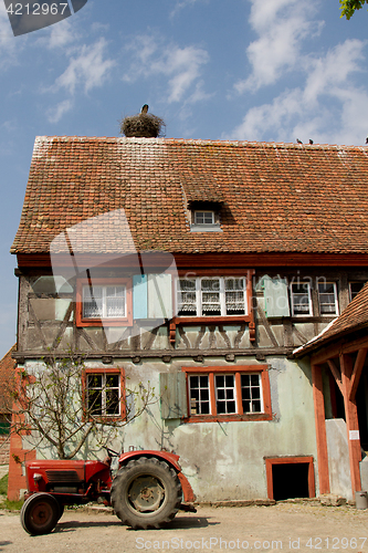 Image of Half timbered house at the ecomusee in Alsace