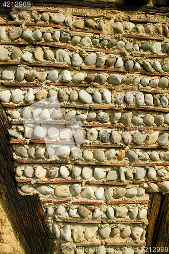 Image of Wall detail at the ecomusee in Alsace