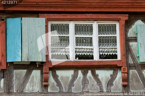 Image of Half timbered house at the ecomusee in Alsace