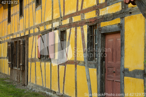 Image of Half timbered house at the ecomusee in Alsace