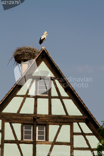 Image of Half timbered house at the ecomusee in Alsace