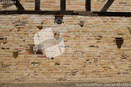 Image of Half timbered house at the ecomusee in Alsace