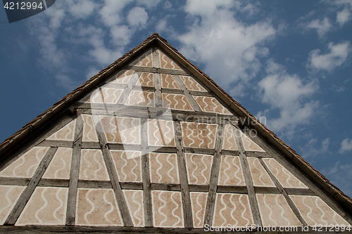 Image of Half timbered house at the ecomusee in Alsace