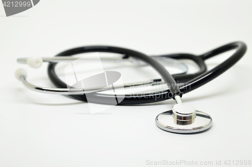 Image of Medical stethoscope isolated