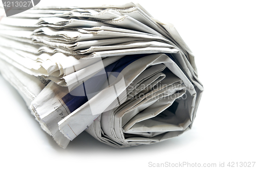 Image of Roll of newspapers