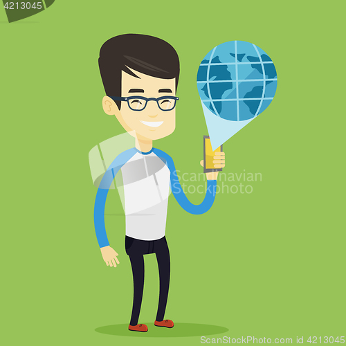 Image of International technology communication.