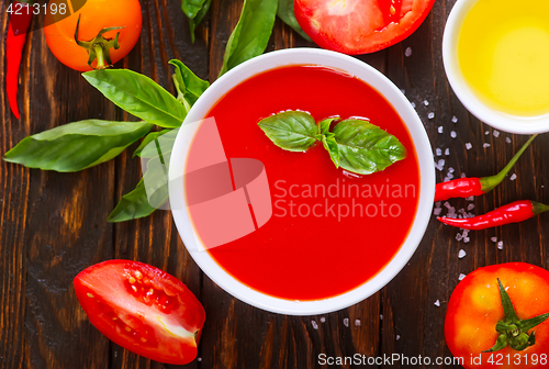 Image of tomato soup