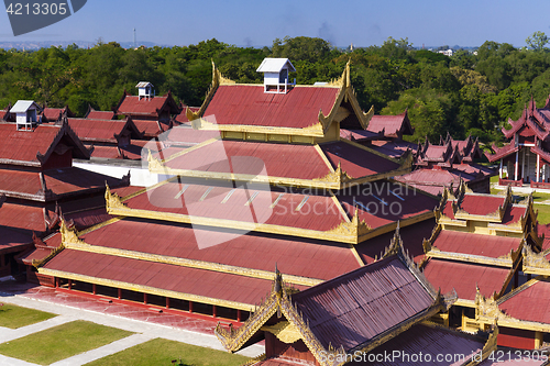 Image of Mandalay Palace.Myanmar