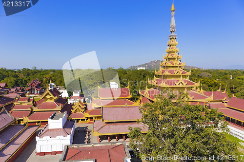 Image of Mandalay Palace.Myanmar