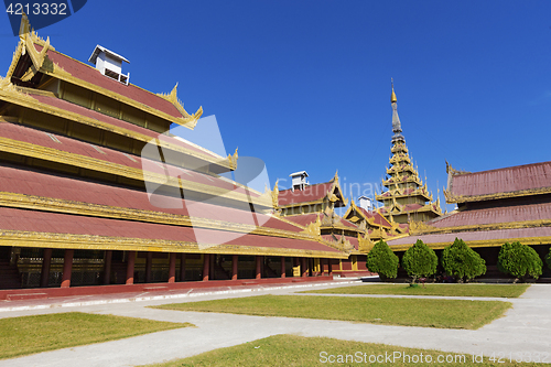 Image of Mandalay Palace.Myanmar