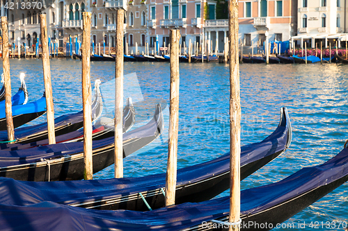 Image of Venice, Gondolas detail