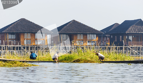 Image of Inle Lake, Myanmar.