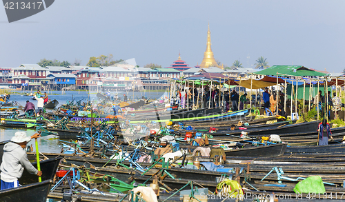 Image of Inle Lake, Myanmar.