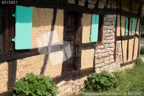 Image of Half timbered house at the ecomusee in Alsace