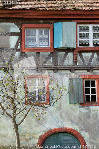 Image of Half timbered house at the ecomusee in Alsace