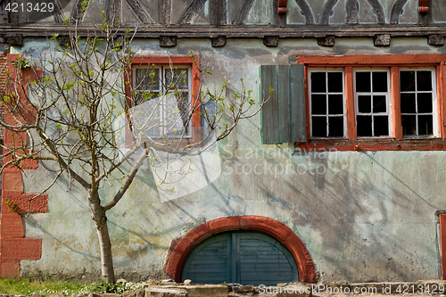 Image of Half timbered house at the ecomusee in Alsace