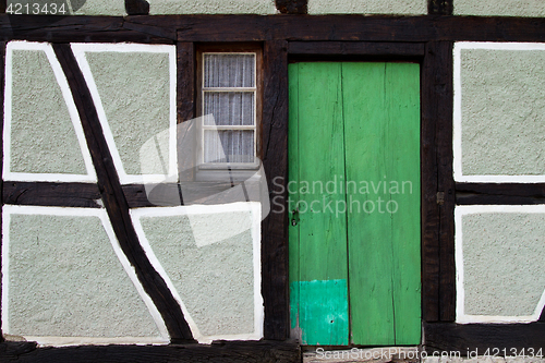 Image of Half timbered house at the ecomusee in Alsace