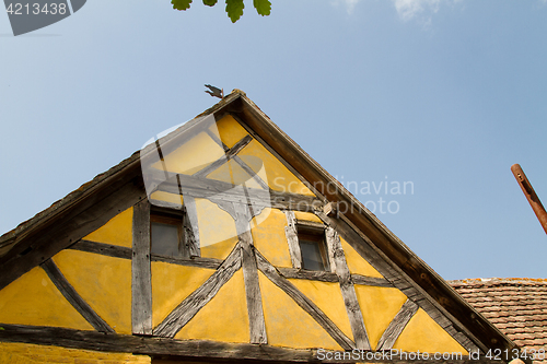 Image of Half timbered house at the ecomusee in Alsace