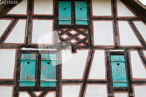 Image of Half timbered house at the ecomusee in Alsace