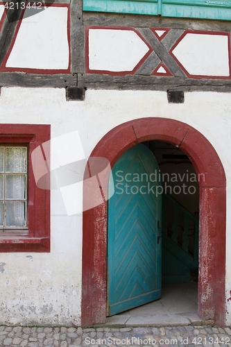 Image of Half timbered house at the ecomusee in Alsace