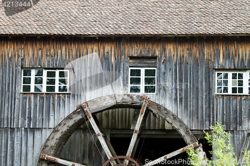 Image of Water mill at the ecomusee in Alsace