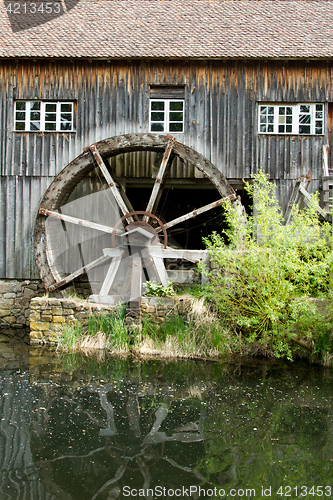 Image of Water mill at the ecomusee in Alsace