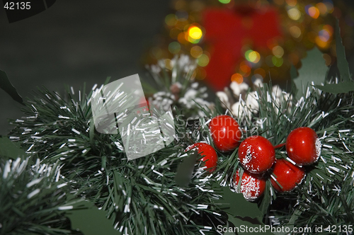 Image of Christmas decorations