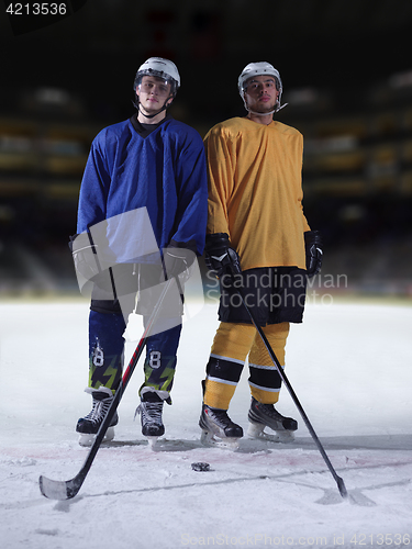 Image of ice hockey sport players