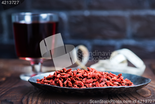 Image of goji and drink