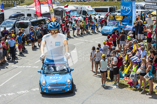 Image of Krys Caravan in Alps - Tour de France 2015