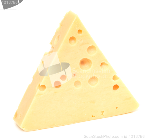 Image of cheese on white