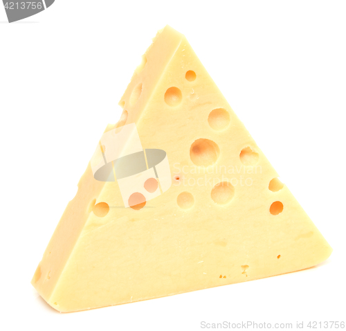 Image of cheese on white