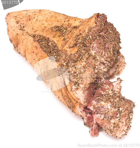 Image of marinated pork leg
