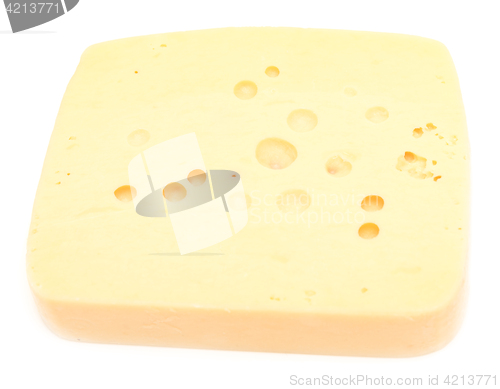 Image of cheese on white