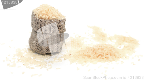 Image of rice in sack