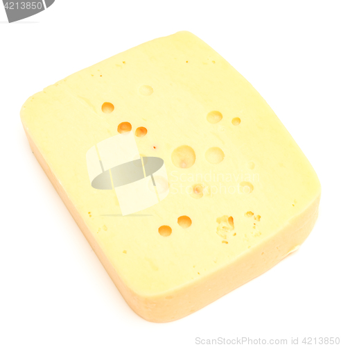 Image of cheese on white