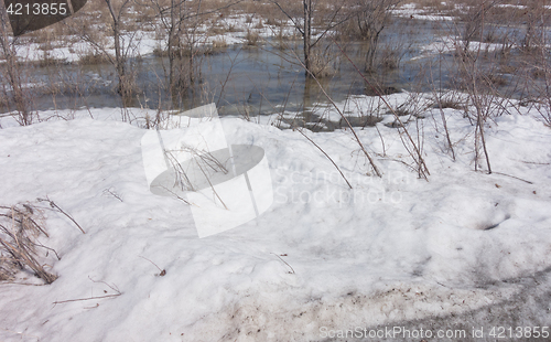 Image of dirty snow