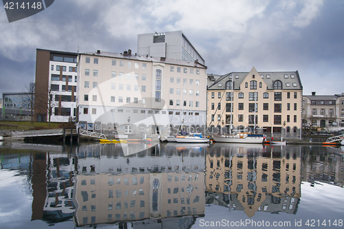 Image of Reflecting Building in Ålesund