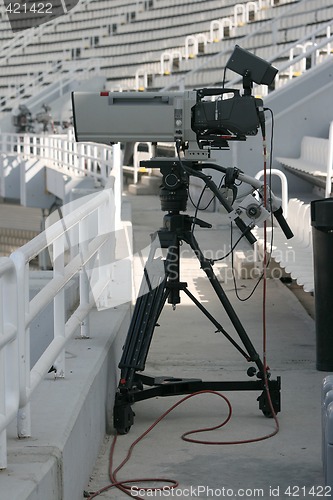 Image of broadcasting camera