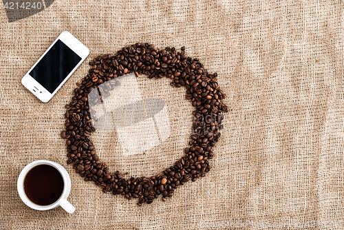 Image of the coffee grains