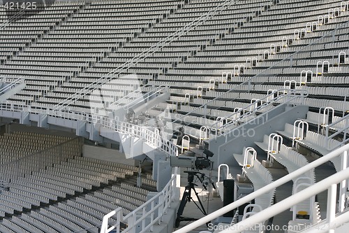 Image of cameras in stadium