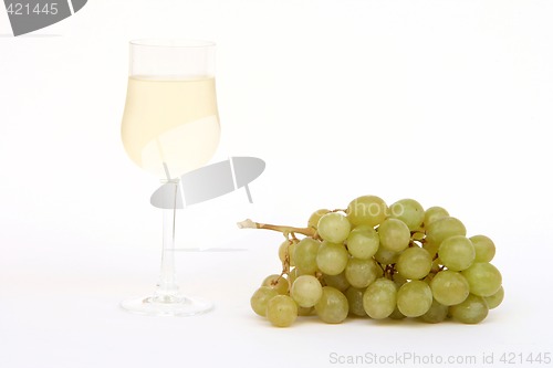 Image of wine and grapes