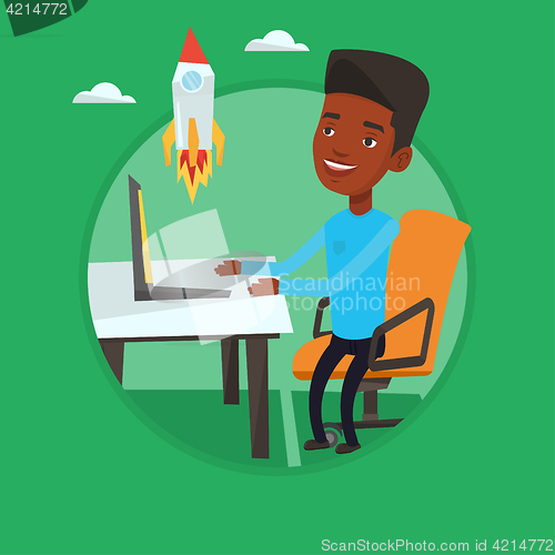 Image of Business start up vector illustration.